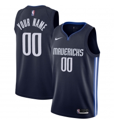 Men Women Youth Toddler Dallas Mavericks Blue Custom Nike NBA Stitched Jersey I