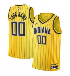 Men Indiana Pacers Active Player Custom Yellow 2026 27 Statement Edition Stitched Basketball Jersey