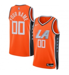 LA Clippers Nike Unisex 2025 2026 City Edition Swingman Custom Jersey Orange