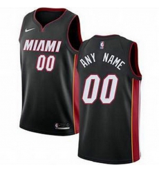 Men Women Youth Toddler All Size Nike Miami Heat Black NBA Swingman Icon Edition Custom Jersey