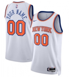 Men Women Youth Toddler NEW YORK KNICKS Custom Nike NBA Stitched Jersey White Men Women Youth Toddler NEW YORK KNICKS Custom Nike NBA Stitched Jersey White
