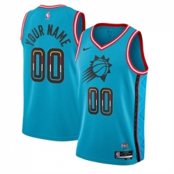 Men Women Youth Phoenix Suns Active Player Custom Blue 2022 23 City Edition Stitched Jersey