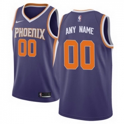 Men Women Youth Toddler All Size Phoenix Suns Nike Purple Swingman Custom Icon Edition Jersey