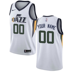 Men Women Youth Toddler Nike NBA Utah Jazz Customized Association Edition Swingman White Nike Jersey