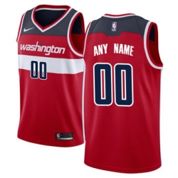 Men Women Youth Toddler Washington Wizards Nike Red Swingman Custom Icon Edition Jersey