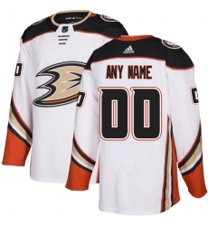 Men Women Youth Toddler Men White Jersey - Customized Adidas Anaheim Ducks Away