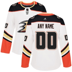 Men Women Youth Toddler NHL WoWhite Jersey - Customized Adidas Anaheim Ducks Away