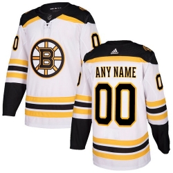 Men Women Youth Toddler Youth White Jersey - Customized Adidas Boston Bruins Away