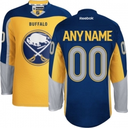 Men Women Youth Toddler Gold Jersey - Customized Reebok Buffalo Sabres Third