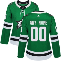 Men Women Youth Toddler Green Jersey - Customized Adidas Dallas Stars Home  II