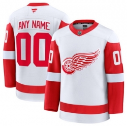 Men Women Youth Detroit Red Wings Fanatics Away Premium Custom Jersey White