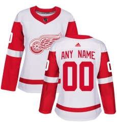 Men Women Youth Toddler White Jersey - Customized Adidas Detroit Red Wings Away  II