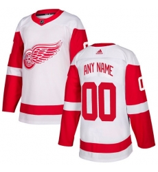 Men Women Youth Toddler White Jersey - Customized Adidas Detroit Red Wings Away