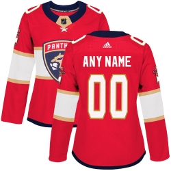 Men Women Youth Toddler Red Jersey - Customized Adidas Florida Panthers Home  II