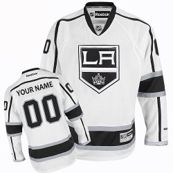 Men Women Youth Toddler White Jersey - Customized Adidas Los Angeles Kings Away  II