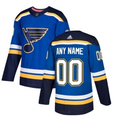 Men Women Youth Toddler Youth Royal Blue Jersey - Customized Adidas St. Louis Blues Home