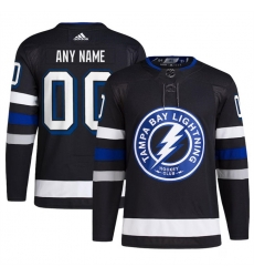 Men Women youth Tampa Bay Lightning Custom Black 2024 Stadium Series Stitched Jersey