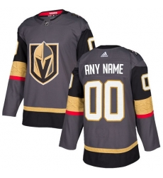 Men Women Youth Toddler Gray Jersey - Customized Adidas Vegas Golden Knights Home