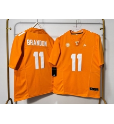 Men Tennessee Volunteers 11 Faizon Brandon Orange F U S E Stitched Jersey