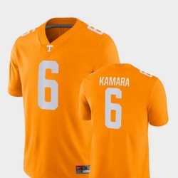 Men Tennessee Volunteers Alvin Kamara 6 Orange Game College Football Jersey