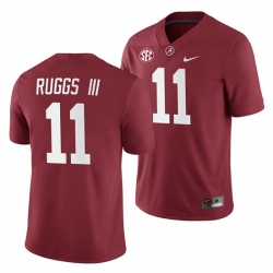 Alabama Crimson Tide Henry Ruggs III Crimson 2019 Home Game Jersey NCAA Football