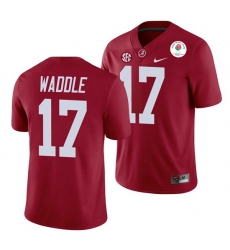 Alabama Crimson Tide Jaylen Waddle Crimson 2021 Rose Bowl College Football Jersey