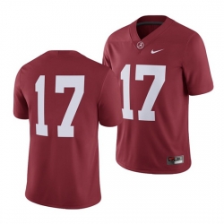 Alabama Crimson Tide Men's Crimson Game Nike Jersey