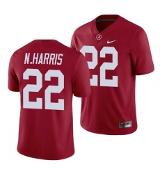 Alabama Crimson Tide Najee Harris Crimson Game Alumni Player Football Jersey