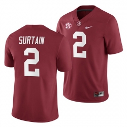 Alabama Crimson Tide Patrick Surtain Jr. Crimson 2019 Home Game Jersey NCAA Football