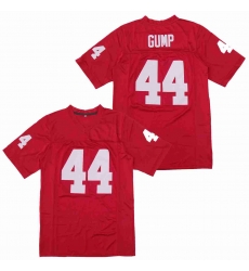 Men Forrest Gump 44 Movie Jersey red