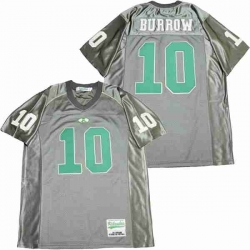 Men JOE BURROW 10 ATHENS HS FOOTBALL JERSEY grey