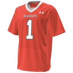 Men Sam Houston State Bearkats  1 Orange Stitched Football Jerseys