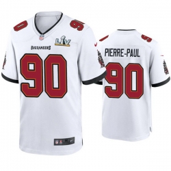 Jason Pierre Paul Buccaneers White Super Bowl Lv Game Jersey