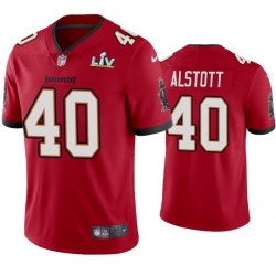 Men Mike Alstott Buccaneers Red Super Bowl Lv Vapor Limited Jersey