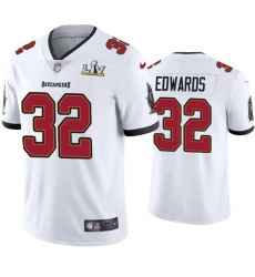 Men Mike Edwards Buccaneers White Super Bowl Lv Vapor Limited Jersey