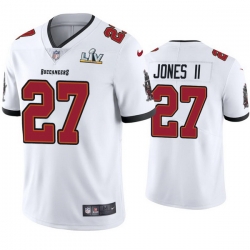 Men Ronald Jones Ii Buccaneers White Super Bowl Lv Vapor Limited Jersey