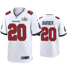 Men Ronde Barber Buccaneers White Super Bowl Lv Game Jersey