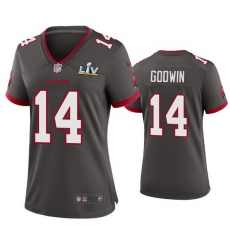 Women Chris Godwin Buccaneers Pewter Super Bowl Lv Game Jersey