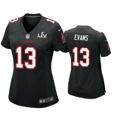 Women Mike Evans Buccaneers Black Super Bowl Lv Game Fashion Jersey