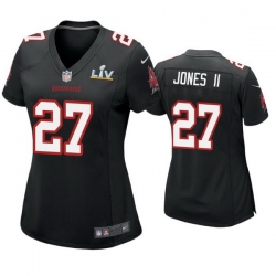 Women Ronald Jones Ii Buccaneers Black Super Bowl Lv Game Fashion Jersey