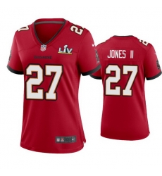 Women Ronald Jones Ii Buccaneers Red Super Bowl Lv Game Jersey