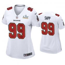 Women Warren Sapp Buccaneers White Super Bowl Lv Game Fashion Jersey