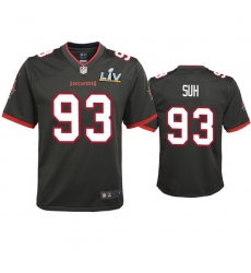 Youth Ndamukong Suh Buccaneers Pewter Super Bowl Lv Game Jersey