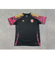 Peru 2024 Soccer Jersey Away Black