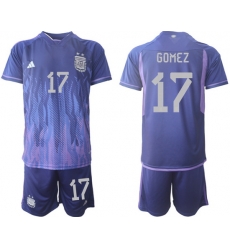 Men FIFA 2022 Argentina Soccer Jersey 008