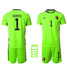 Kids Belgium Short Soccer Jerseys 023