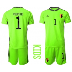 Kids Belgium Short Soccer Jerseys 023