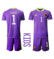 Kids Belgium Short Soccer Jerseys 026