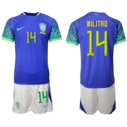 Men FIFA 2022 Brazil Soccer Jersey 046