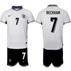 Men England 10 Jude Bellingham 2024 25 White Home Soccer Jersey Suit